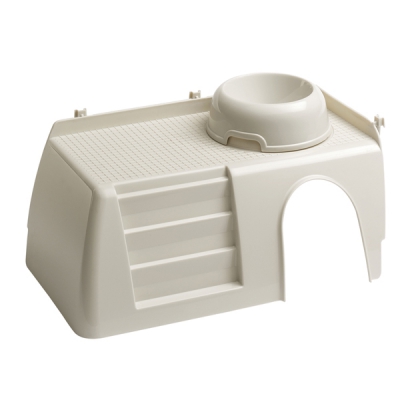 Agui Furry Bed 61x48x18 cm burgundi